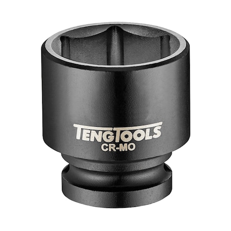 Teng Tools 12MM 1/2 Inch Drive DIN 6 Point Metric Short Reach Stubby Chrome Molybdenum Impact Socket 920712-C